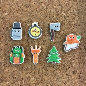 (7) Kids Camp Themed Jibitz for Crocs